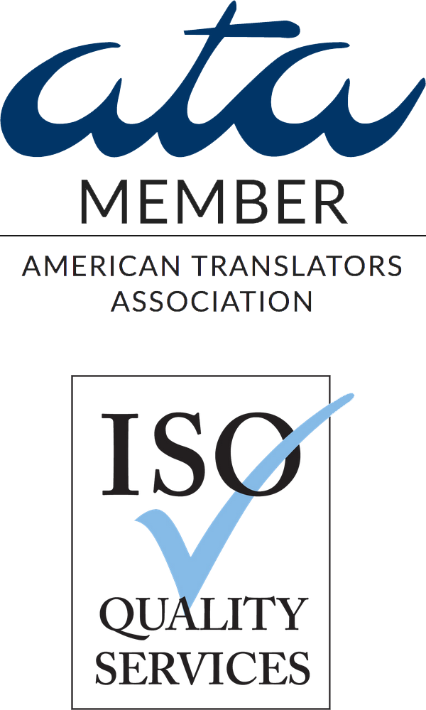 ATA logo, ISO quality services